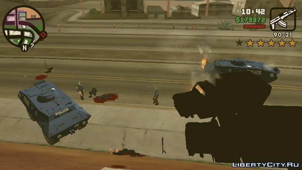 Екстремальний рівень розшуку / GTA San Andreas (iOS, Android)