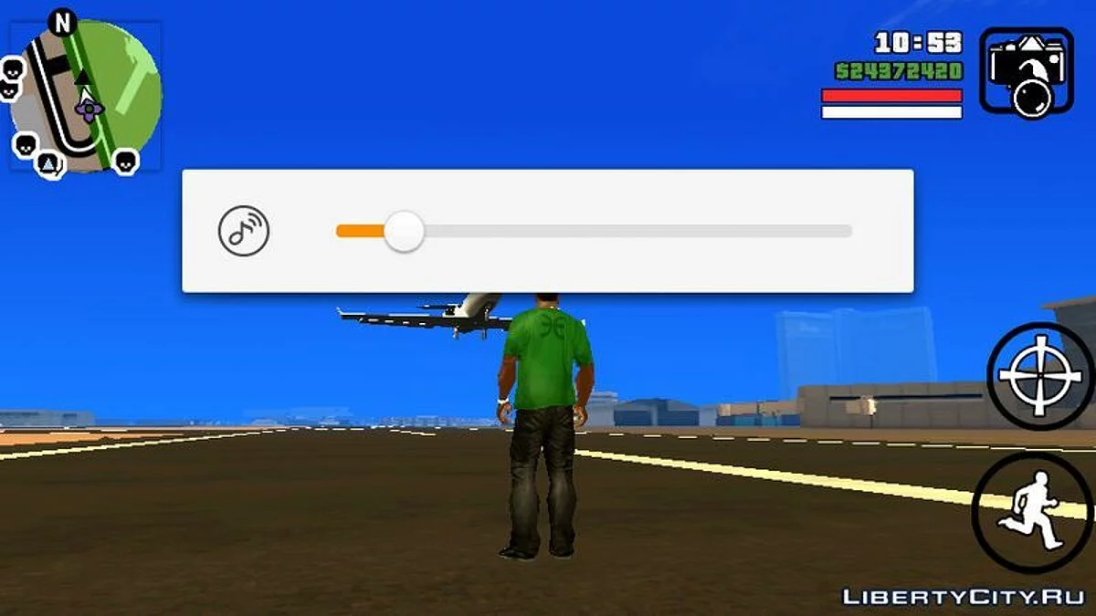 Aviões no Ar / GTA San Andreas (iOS, Android)