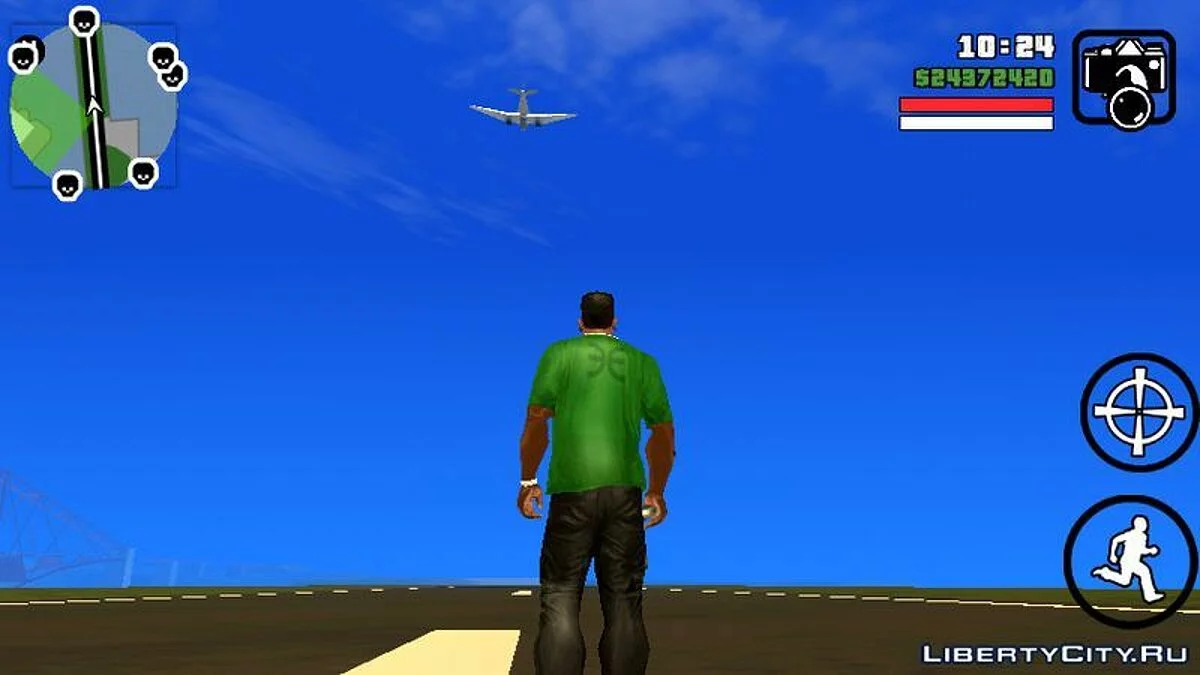 Aviões no Ar / GTA San Andreas (iOS, Android)
