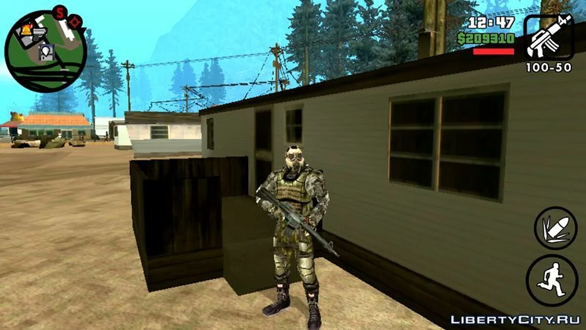 Trailer in Angel Pine / GTA San Andreas (iOS, Android)