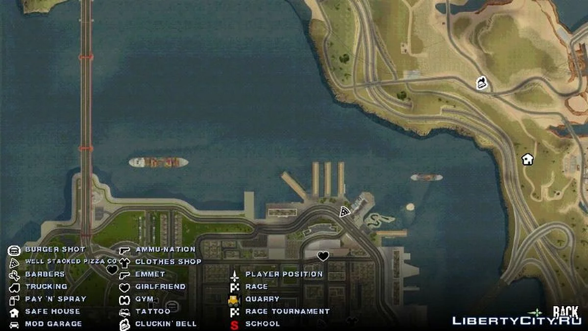 Відкриті двері на мосту / GTA San Andreas (iOS, Android)