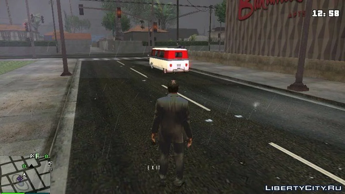 Ефекти дощу на дорогах / GTA San Andreas (iOS, Android)