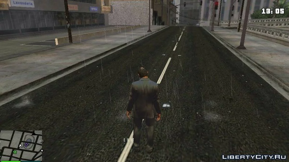 Ефекти дощу на дорогах / GTA San Andreas (iOS, Android)