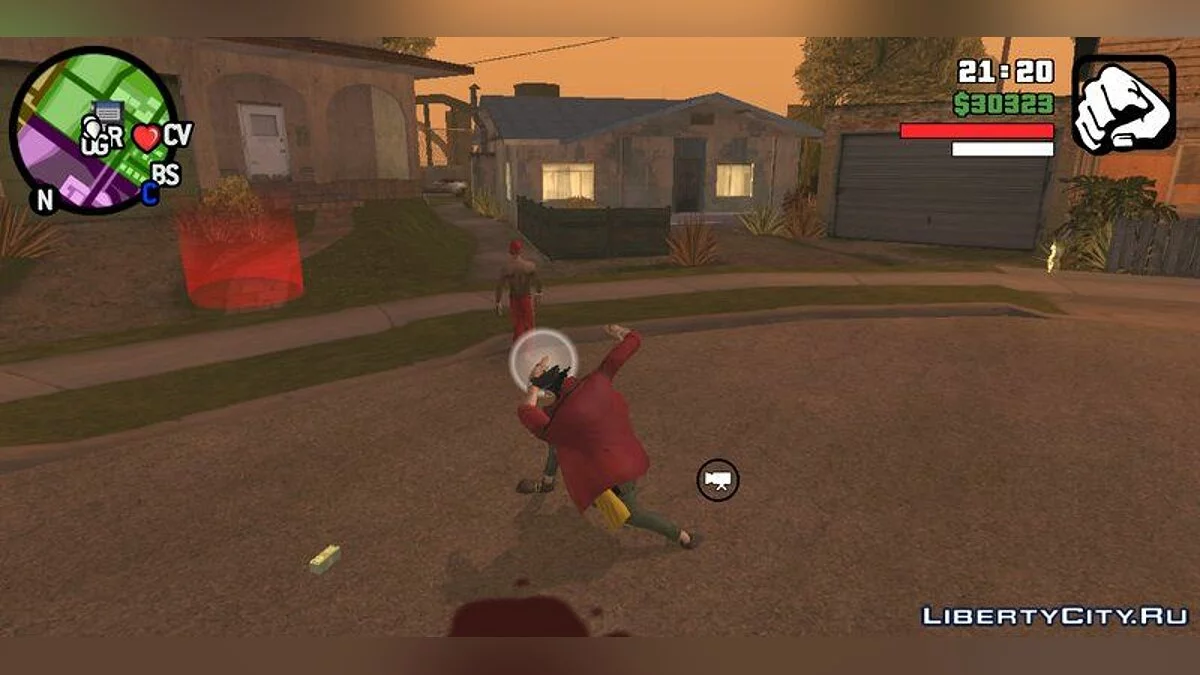 Marshall D Teach with Superpowers from "One Piece" Anime / GTA San Andreas (iOS, Android)