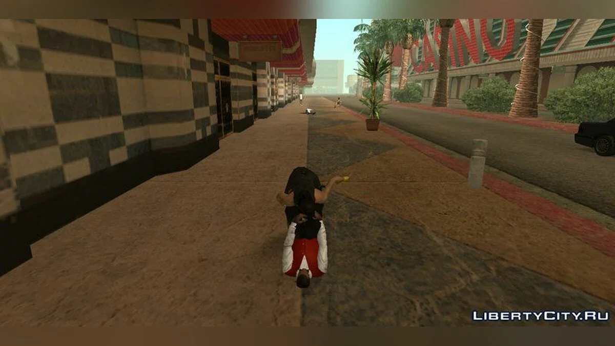 Стиль бою як у рестлінгу / GTA San Andreas (iOS, Android)