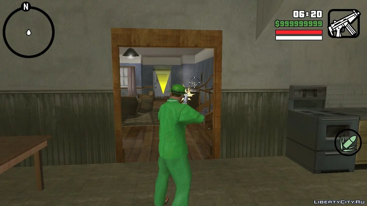 Тремтіння камери при стрільбі / GTA San Andreas (iOS, Android)