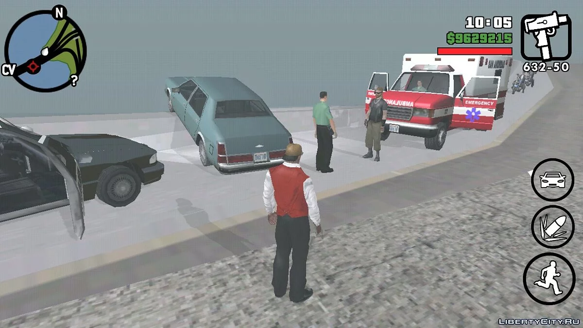 Accident on Garver Bridge / GTA San Andreas (iOS, Android)