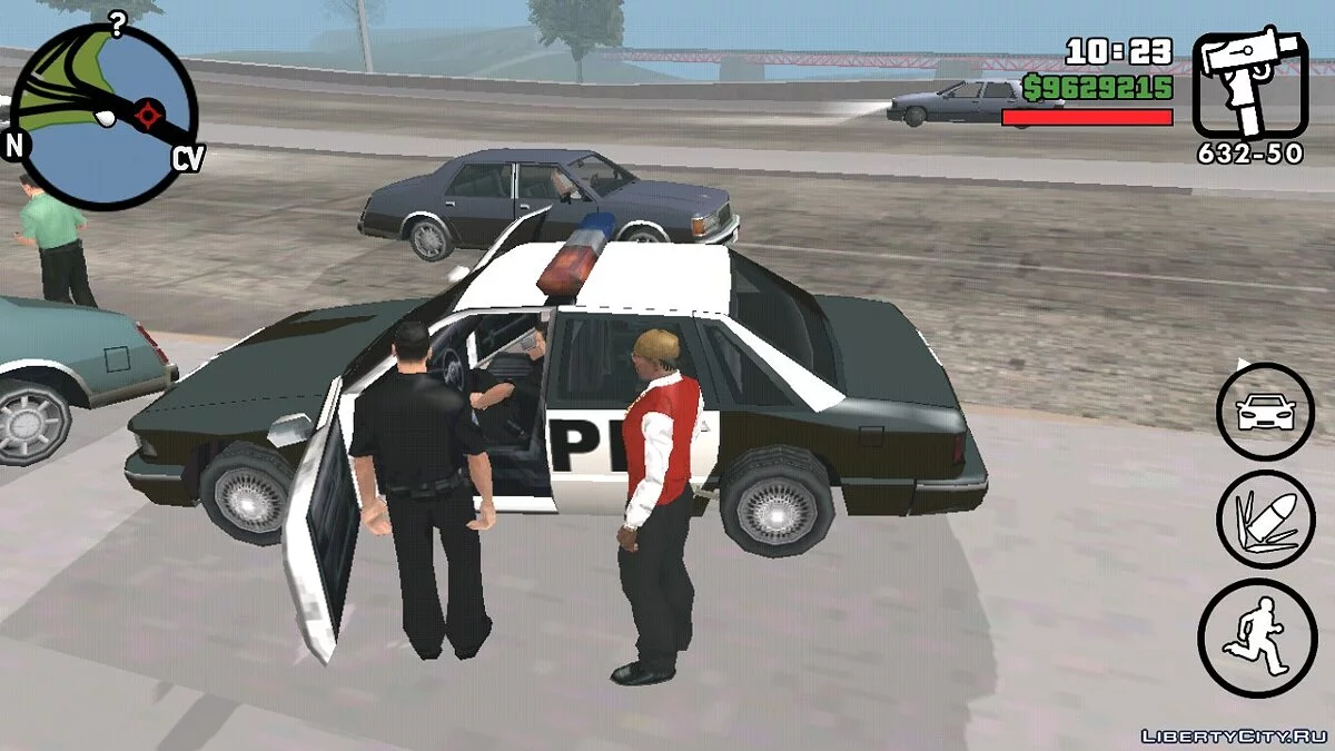 Accident on Garver Bridge / GTA San Andreas (iOS, Android)