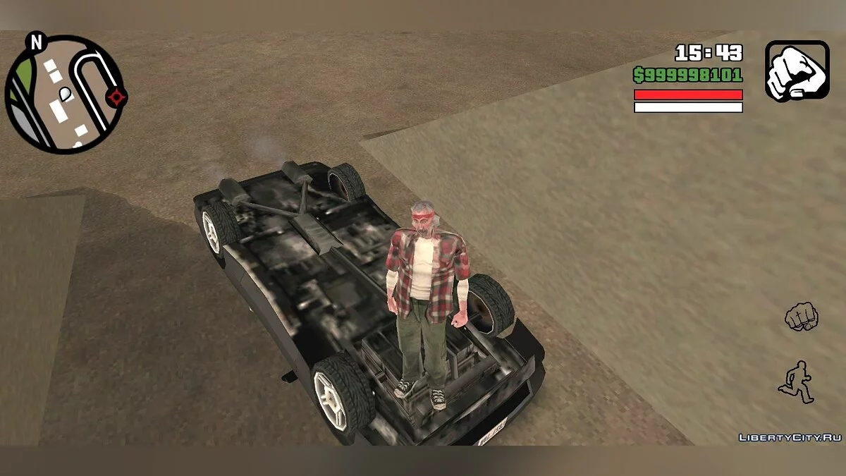 Invulnerabilidad para Carl / GTA San Andreas (iOS, Android)