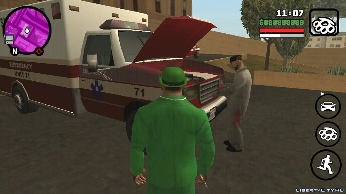 Оживлення лікарень у Лос-Сантосі / GTA San Andreas (iOS, Android)