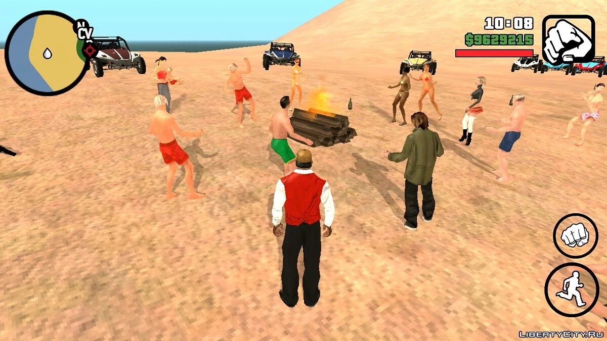Fiesta en la playa / GTA San Andreas (iOS, Android)
