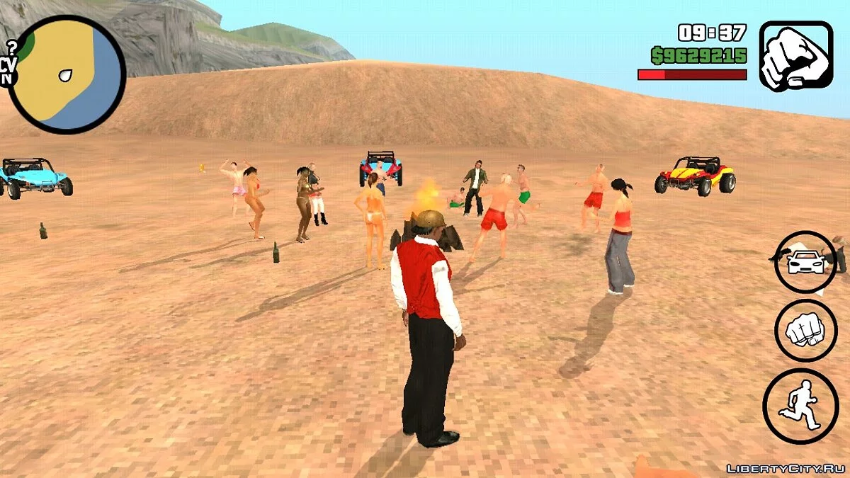 Fiesta en la playa / GTA San Andreas (iOS, Android)