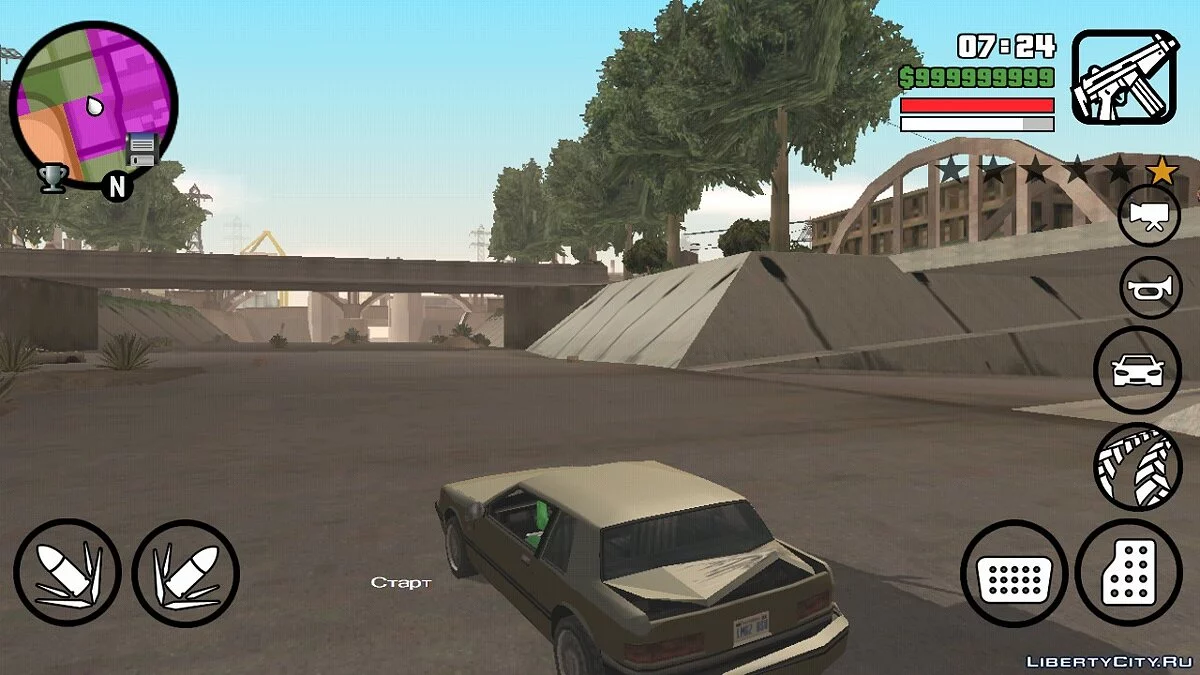 Стрибаюча машина / GTA San Andreas (iOS, Android)