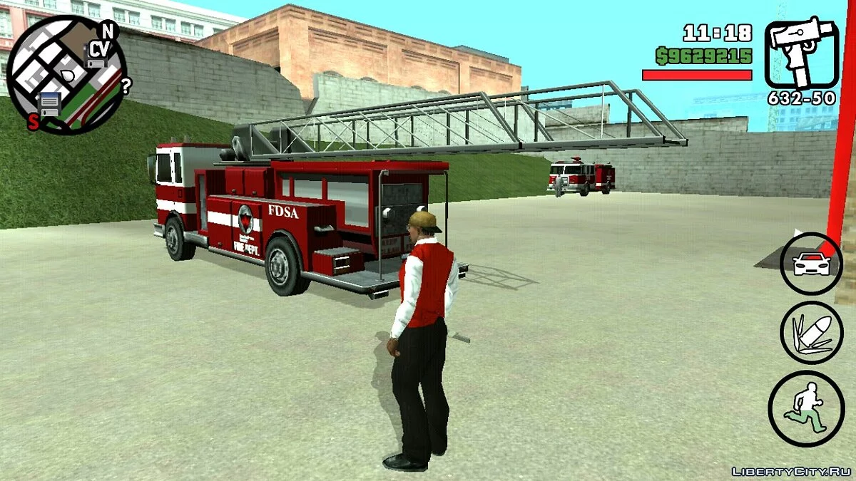 Реалістична пожежна станція в СФ V2.0 / GTA San Andreas (iOS, Android)