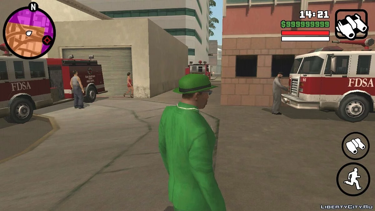 Реалістична пожежна станція в Лос-Сантосі / GTA San Andreas (iOS, Android)