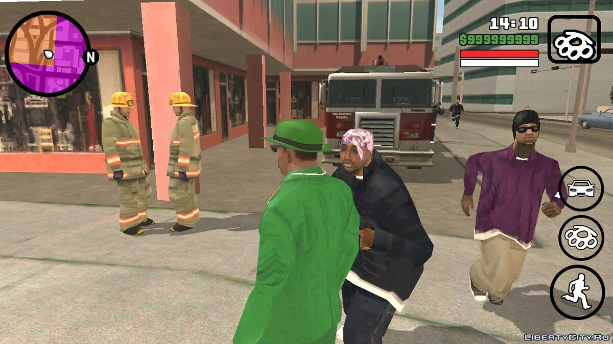 Реалістична пожежна станція в Лос-Сантосі / GTA San Andreas (iOS, Android)