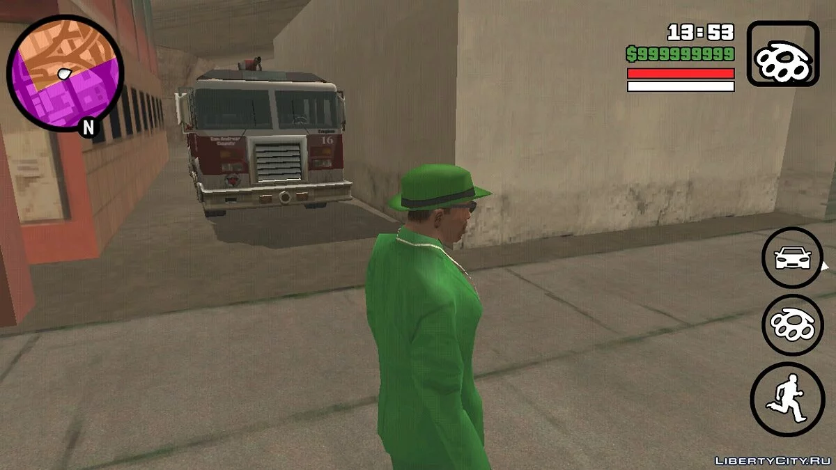 Реалістична пожежна станція в Лос-Сантосі / GTA San Andreas (iOS, Android)