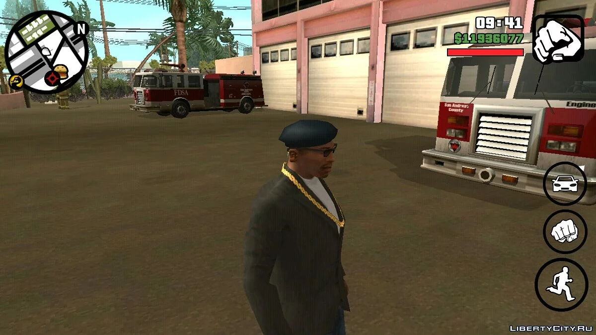 Реалістична пожежна станція в Лас-Вентурасі / GTA San Andreas (iOS, Android)