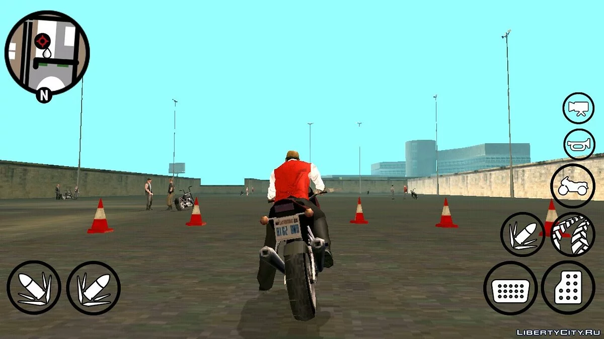 Escuela de motociclistas realista V1 / GTA San Andreas (iOS, Android)