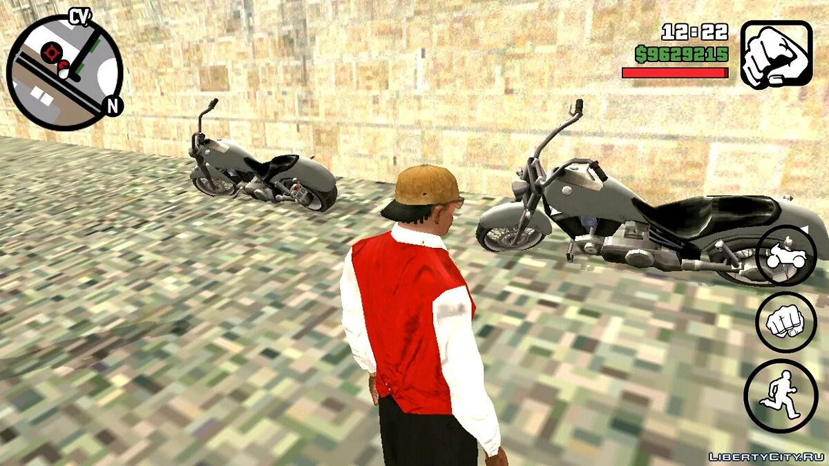 Escuela de motociclistas realista V1 / GTA San Andreas (iOS, Android)