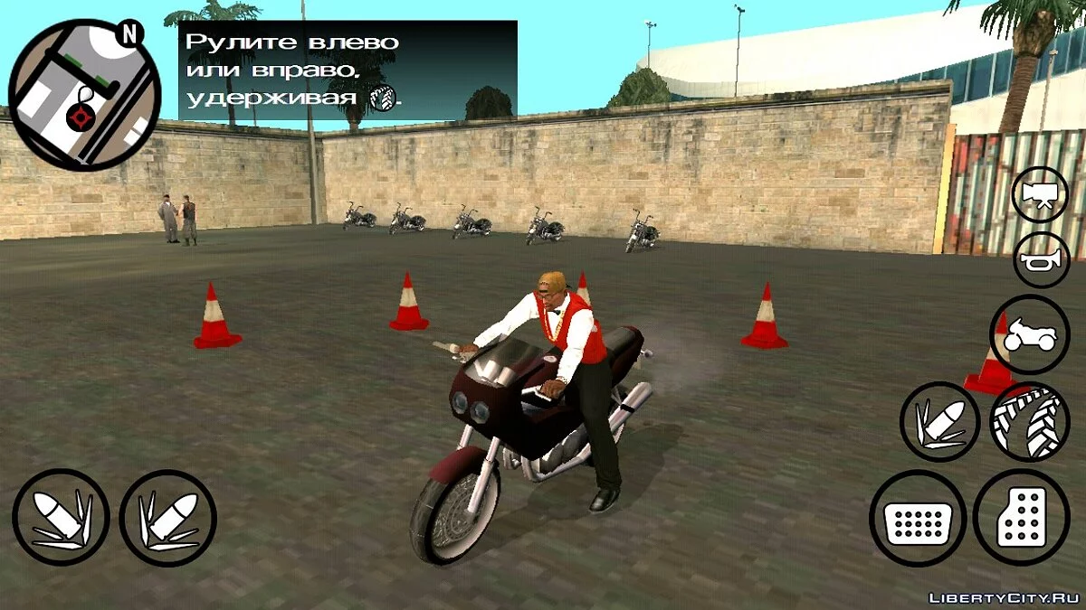 Escuela de motociclistas realista V1 / GTA San Andreas (iOS, Android)
