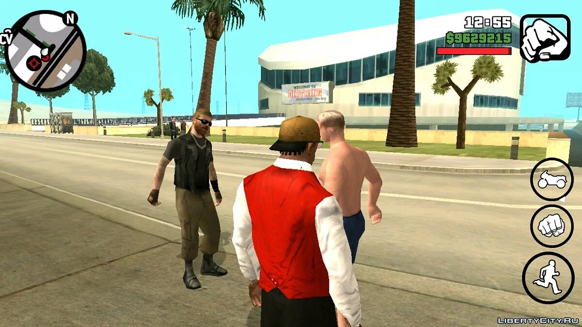 Escuela de motociclistas realista V1 / GTA San Andreas (iOS, Android)