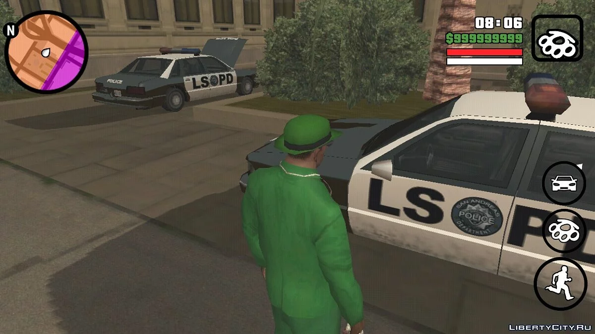 Реалістичний LSPD / GTA San Andreas (iOS, Android)