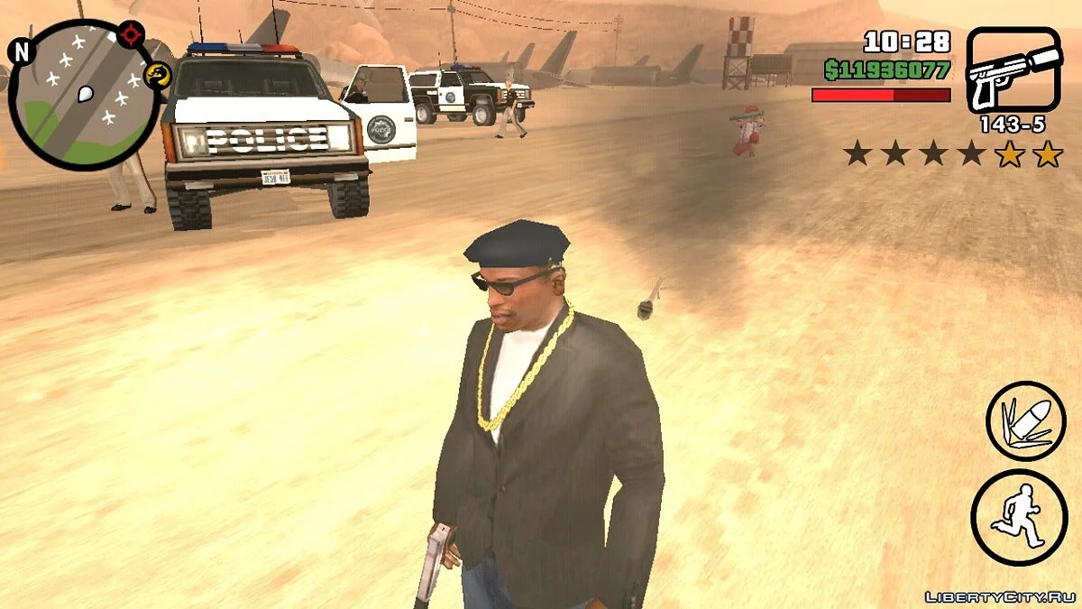المهرج المجنون / GTA سان أندرياس (iOS، أندرويد)