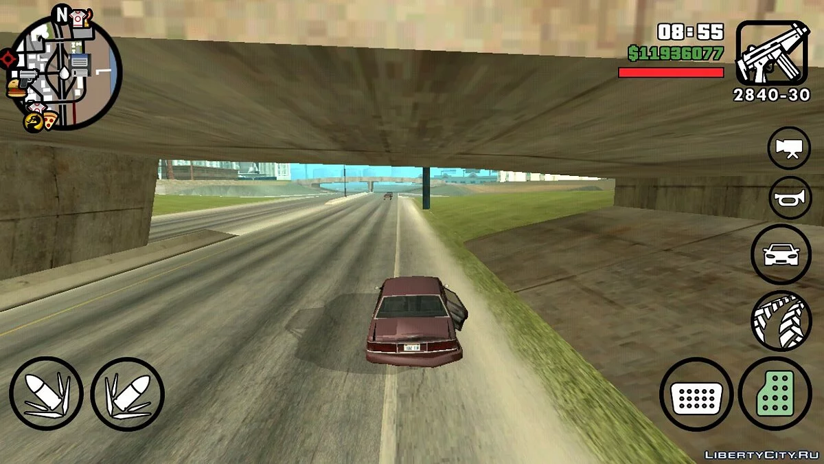 Camera Shake at High Speed / GTA San Andreas (iOS, Android)