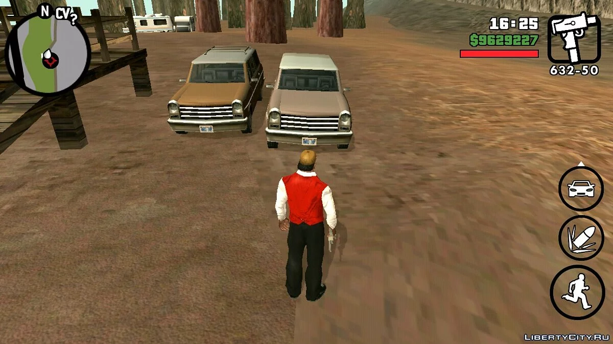 Туристи на горі Чіліад / GTA San Andreas (iOS, Android)