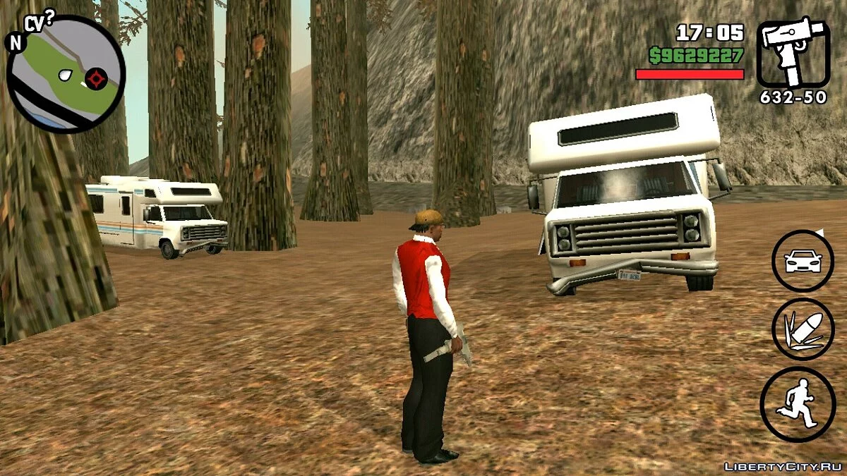 Туристи на горі Чіліад / GTA San Andreas (iOS, Android)