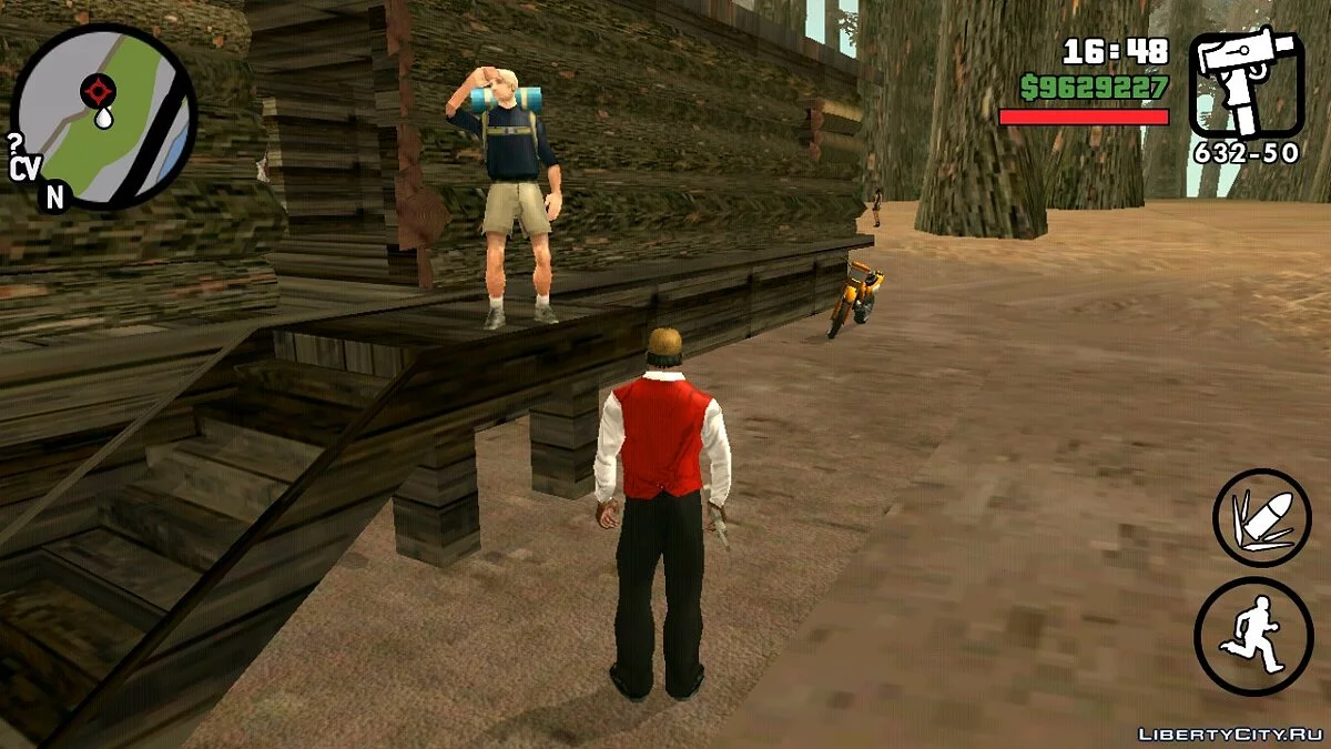 Туристи на горі Чіліад / GTA San Andreas (iOS, Android)