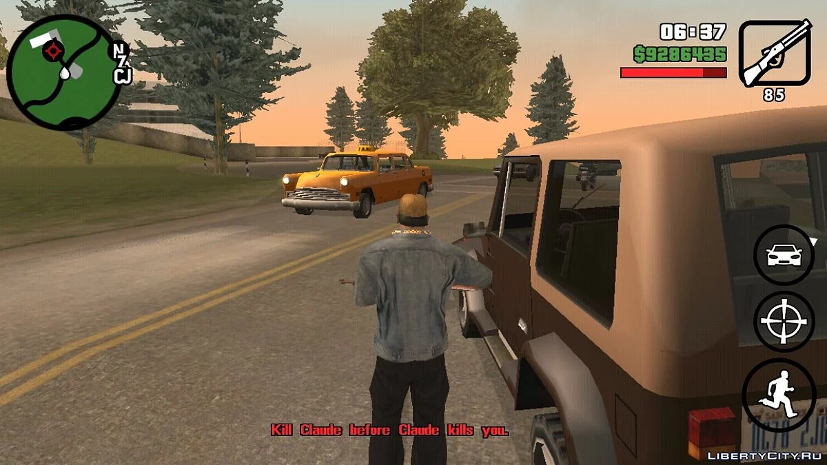 قتل كلود / GTA سان أندرياس (iOS، أندرويد)