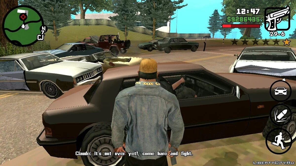 قتل كلود / GTA سان أندرياس (iOS، أندرويد)