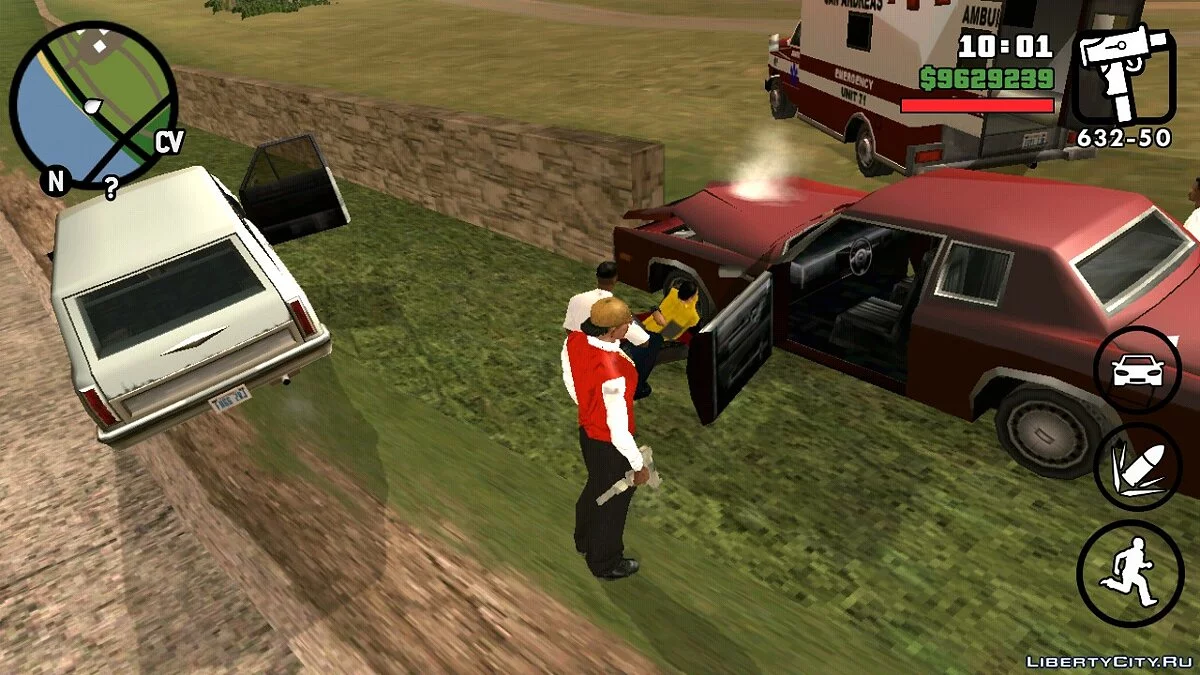 Жахлива аварія V3 / GTA San Andreas (iOS, Android)