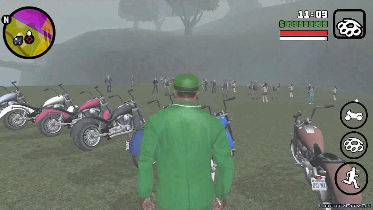 Biker Party V1.0 / GTA San Andreas (iOS, Android)