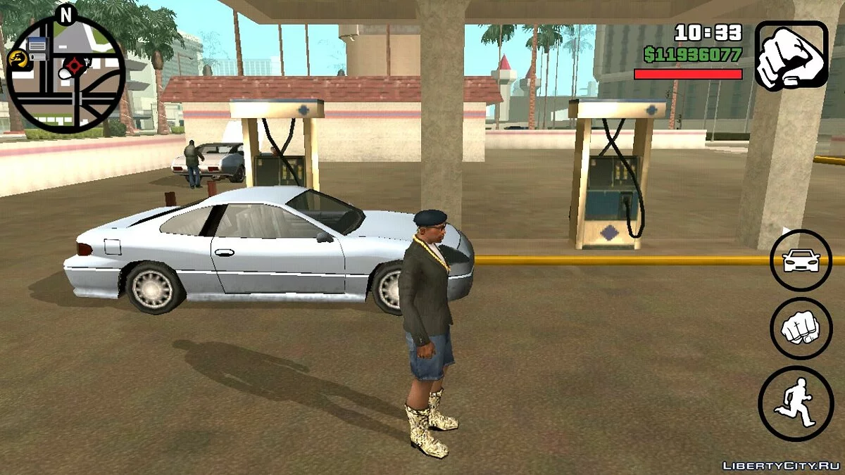 Життєва ситуація V6 - автозаправка / GTA San Andreas (iOS, Android)