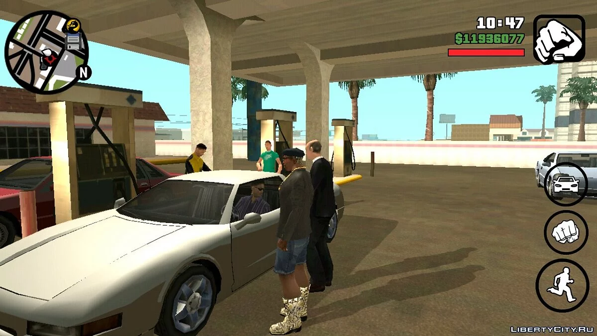Життєва ситуація V6 - автозаправка / GTA San Andreas (iOS, Android)