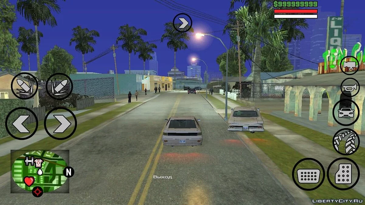 Automatic First Person View in Car V1 / GTA San Andreas (iOS, Android)