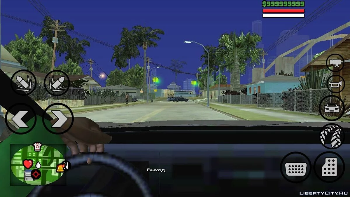 Automatic First Person View in Car V1 / GTA San Andreas (iOS, Android)