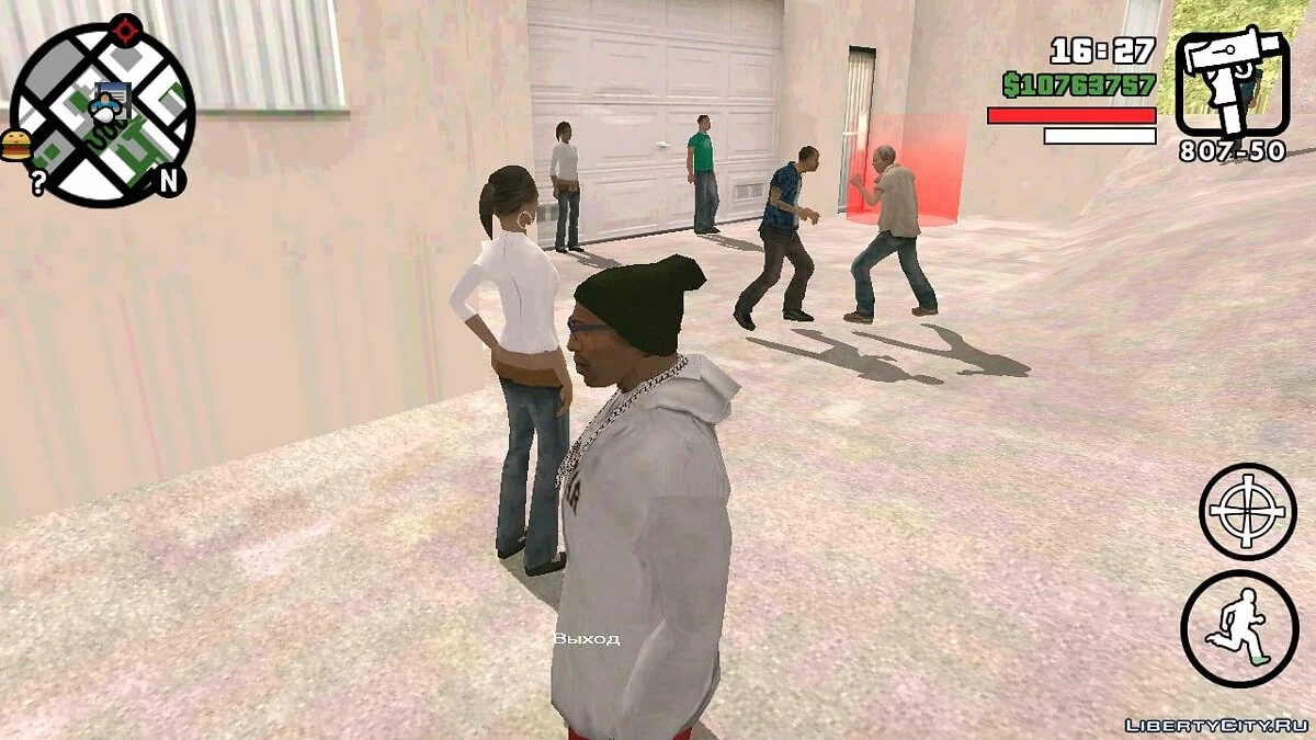 معارك الشوارع في سان فييرو / GTA سان أندرياس (iOS، أندرويد)