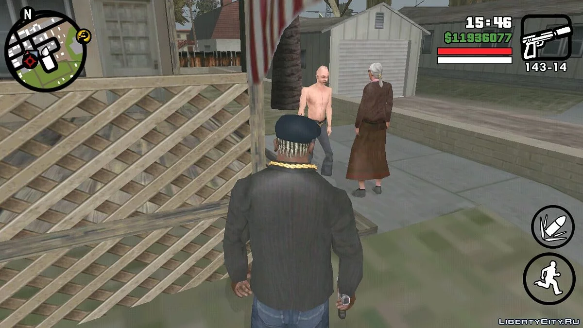 Animation du village de Fort Carson / GTA San Andreas (iOS, Android)
