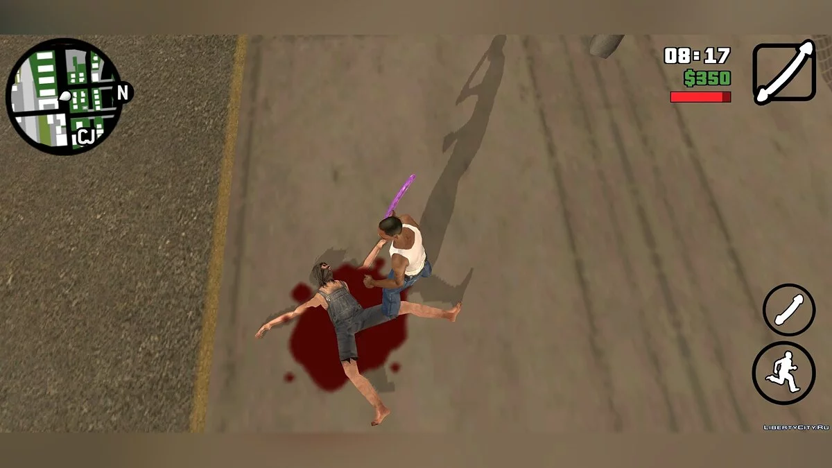 شخص غريب الأطوار / GTA سان أندرياس (iOS، أندرويد)
