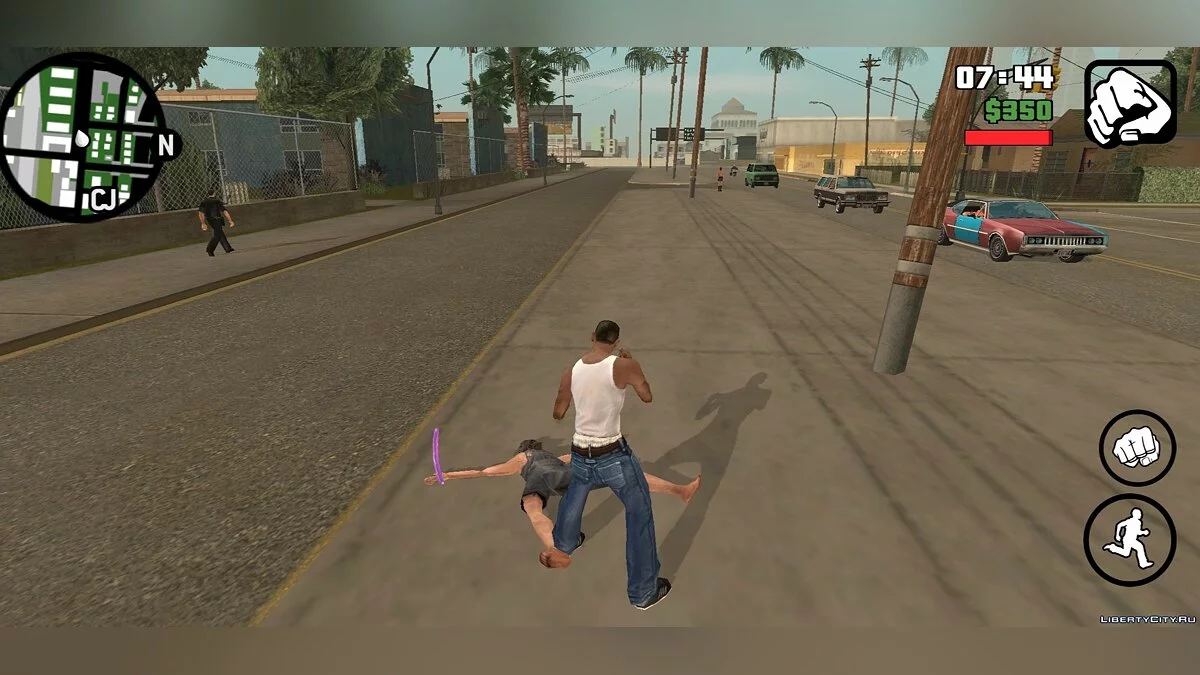 شخص غريب الأطوار / GTA سان أندرياس (iOS، أندرويد)