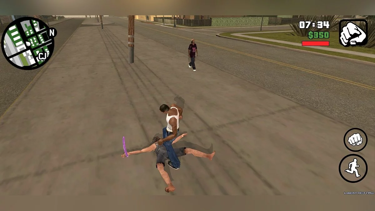 شخص غريب الأطوار / GTA سان أندرياس (iOS، أندرويد)