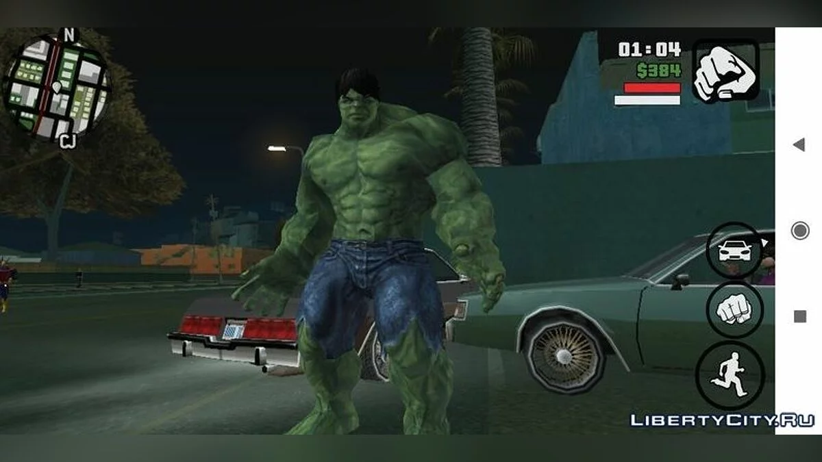 Неймовірний Халк / GTA San Andreas (iOS, Android)