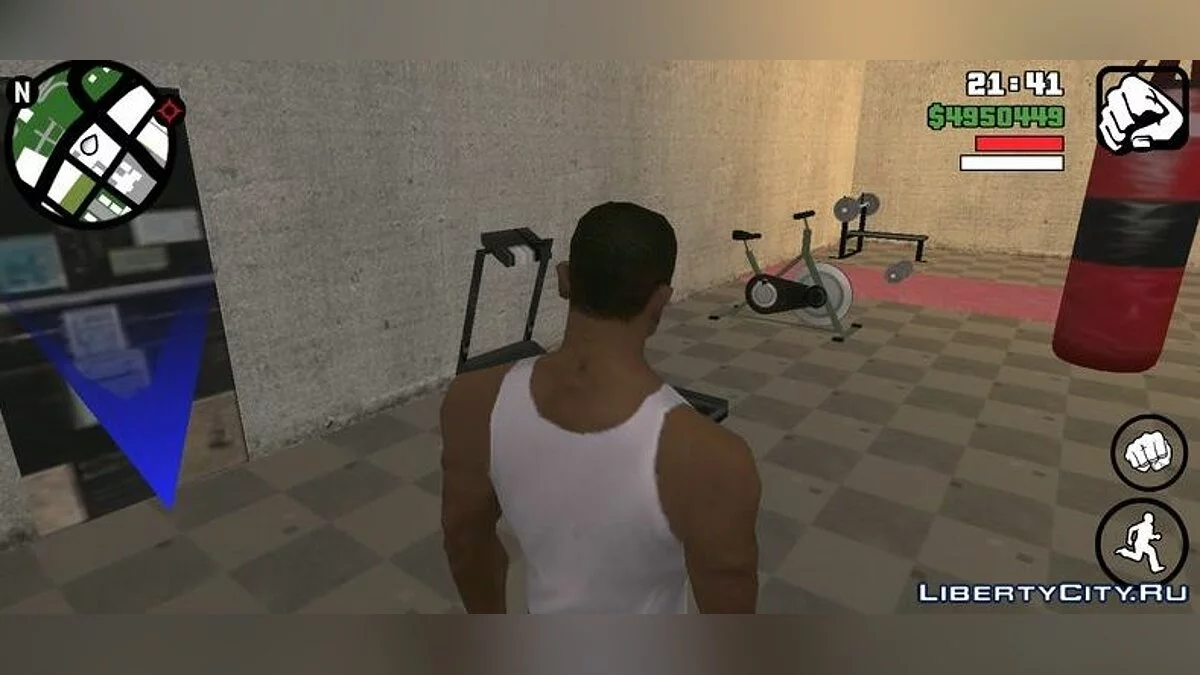 Gym in CJ's House / GTA San Andreas (iOS, Android)