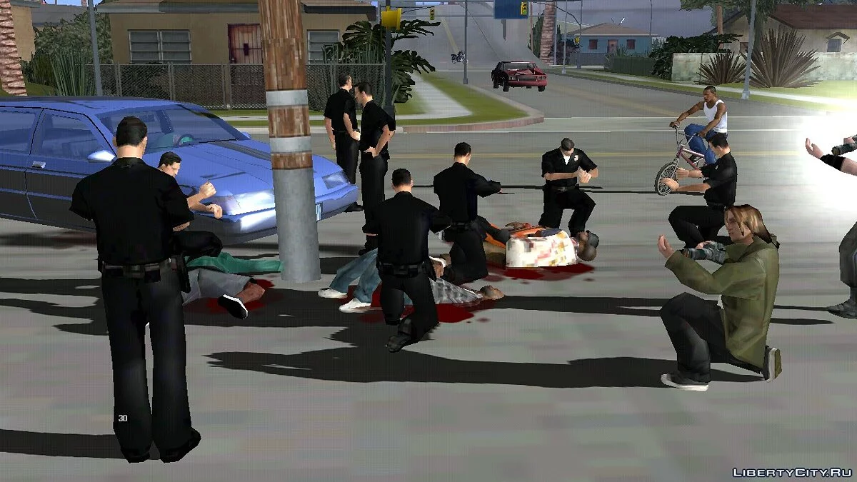 Аварія біля Grove Street / GTA San Andreas (iOS, Android)