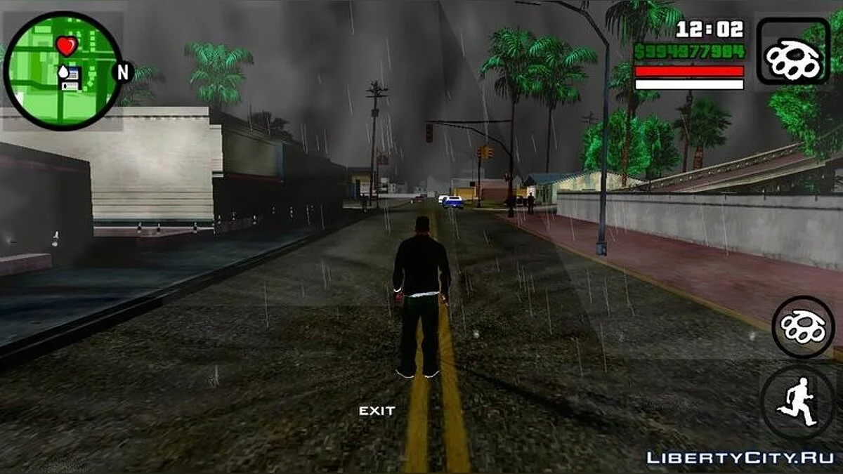 Ефект дощу v2.0 / GTA San Andreas (iOS, Android)