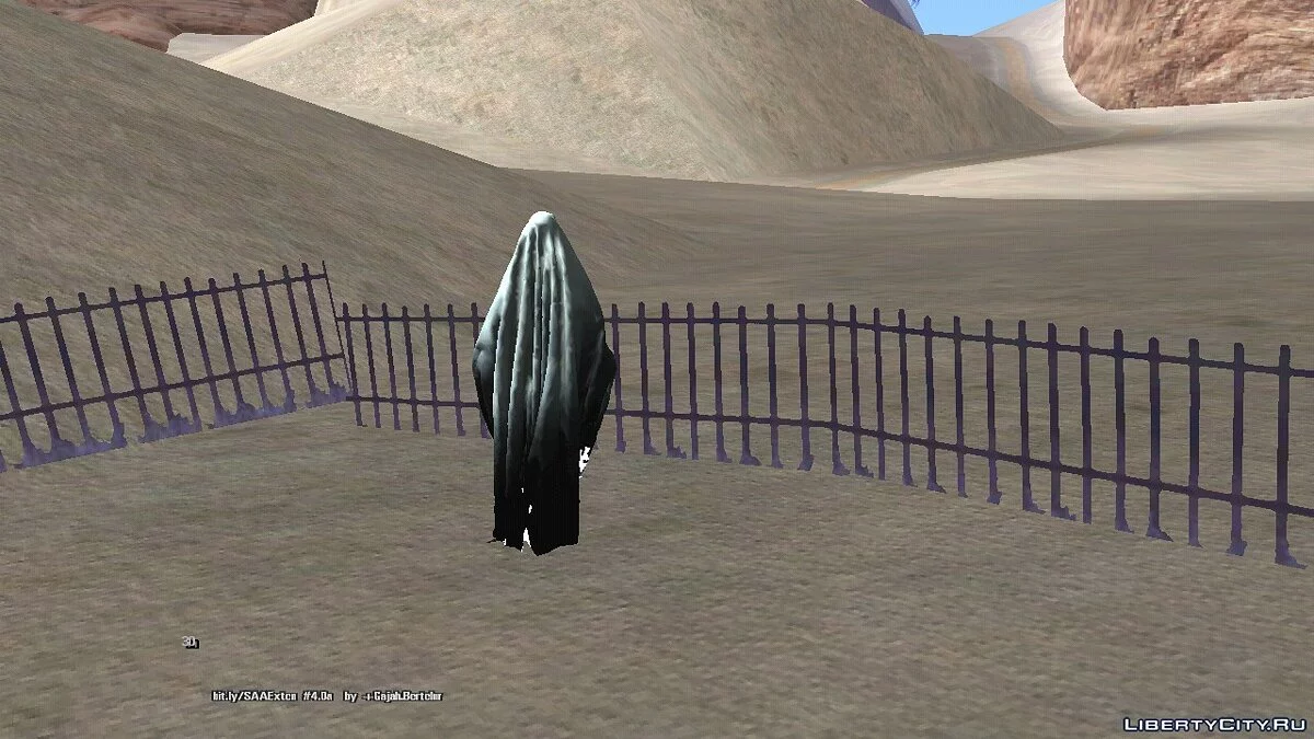 The Ghost in El Castillo Del Diablo Village / GTA San Andreas (iOS, Android)